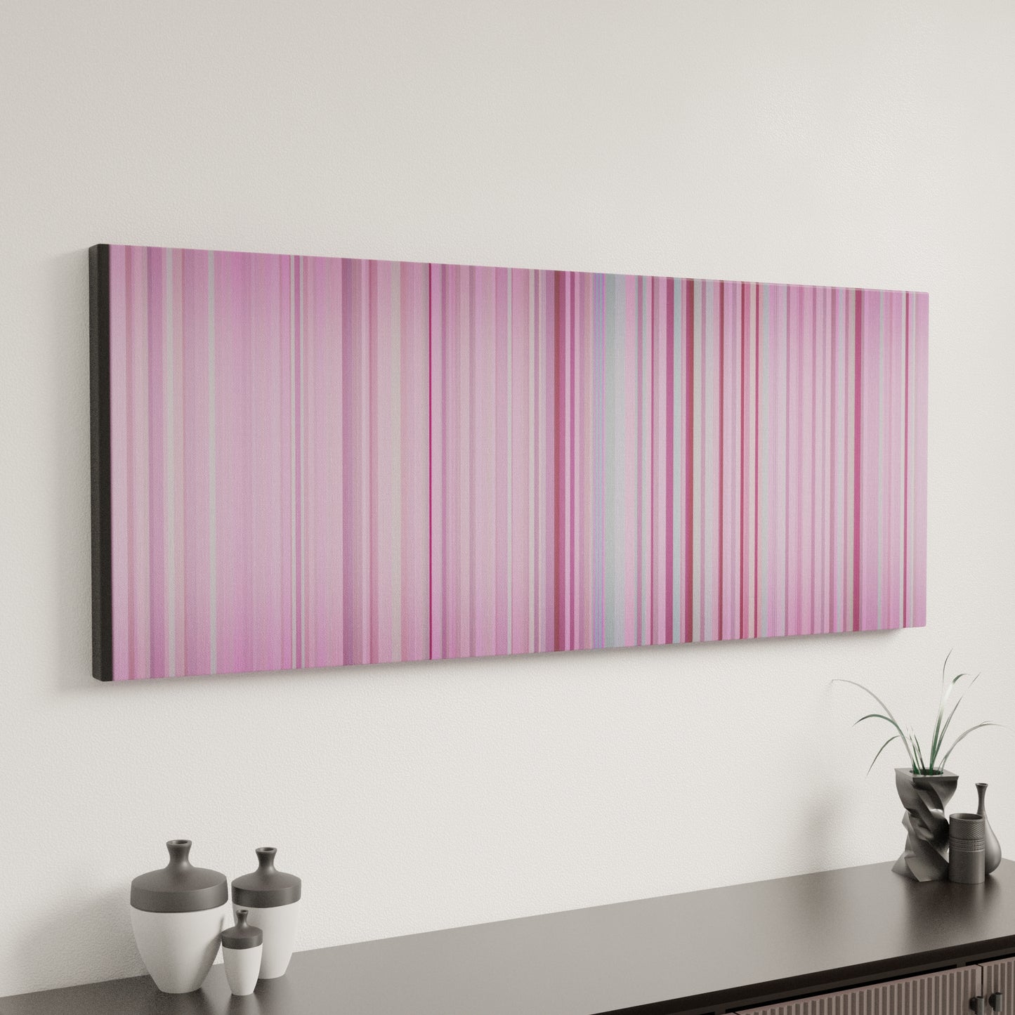 Minimal interior design with Meghan-Trainor-All-About-That-Bass Frome on the wall