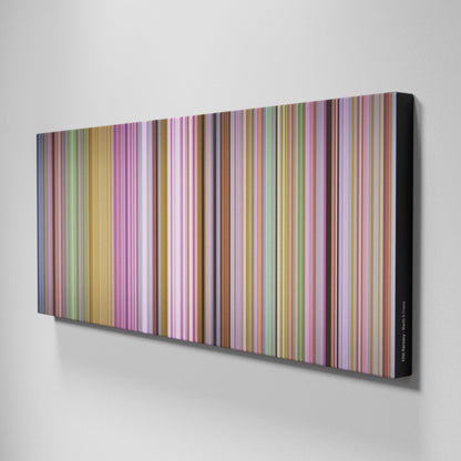 Side view of Buff's of Fifth-Harmony-Worth-It Frome on the wall