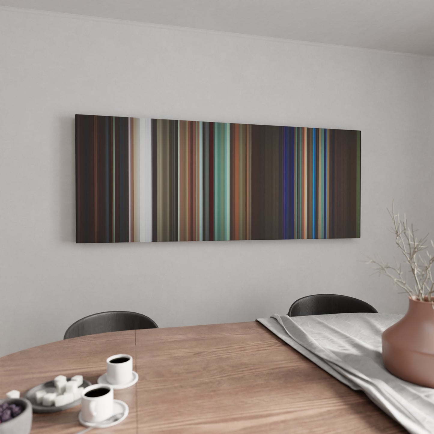 Kitchen with Future-Life-Is-Good Frome on the wall