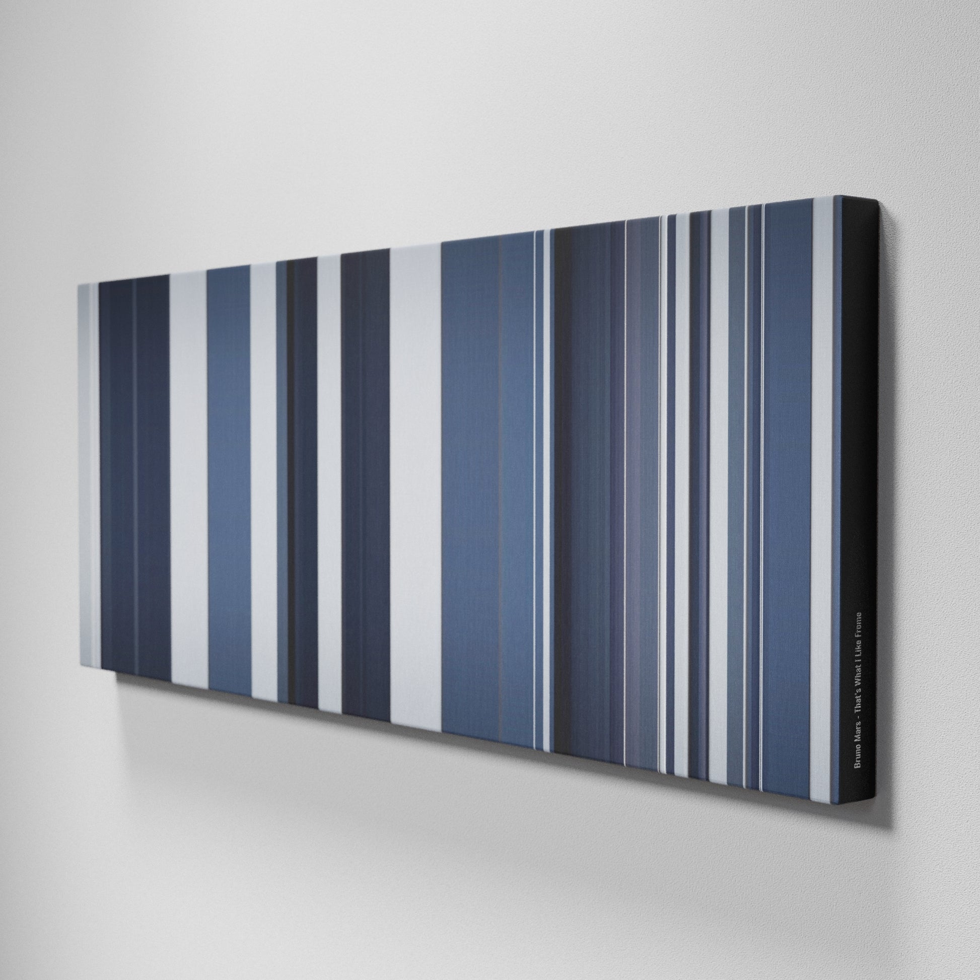 Side view of Buff's of Bruno-Mars-Thats-What-I-Like Frome on the wall