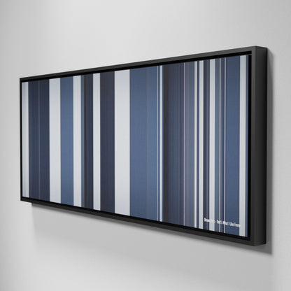 Side view of Framed Buff's of Bruno-Mars-Thats-What-I-Like Frome on the wall