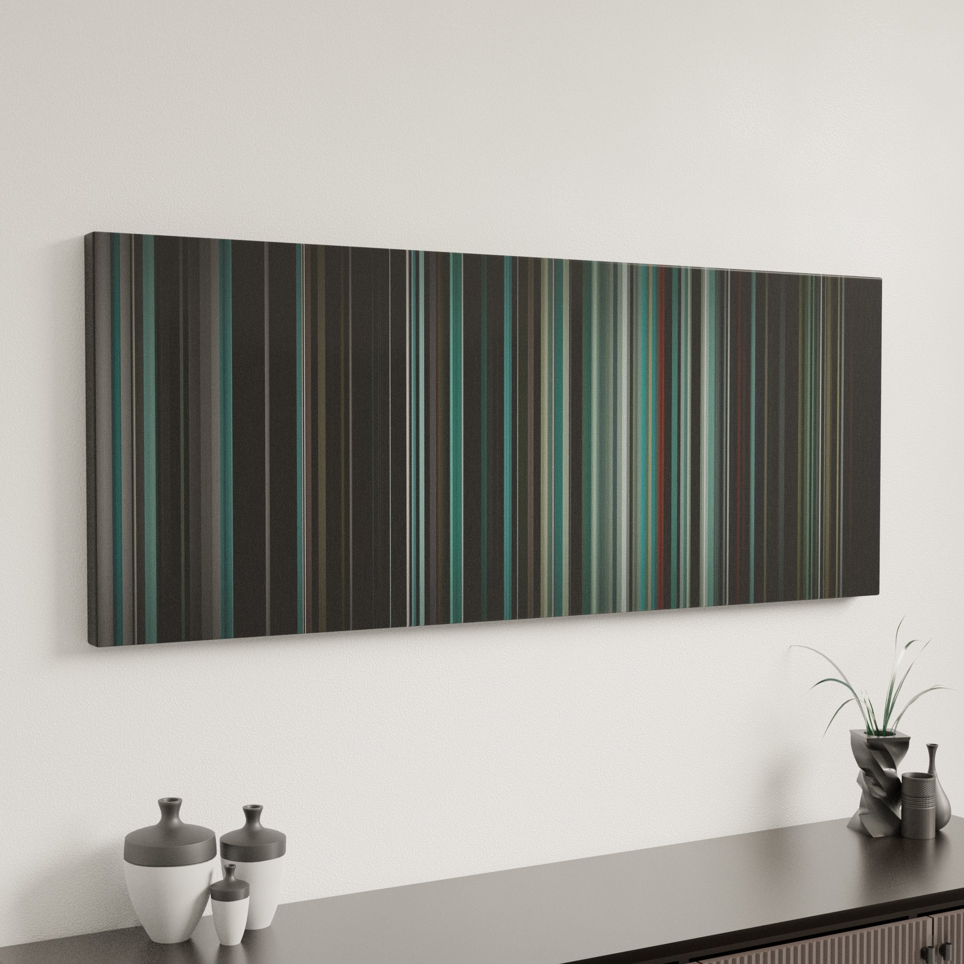 Minimal interior design with Rihanna-Diamonds Frome on the wall