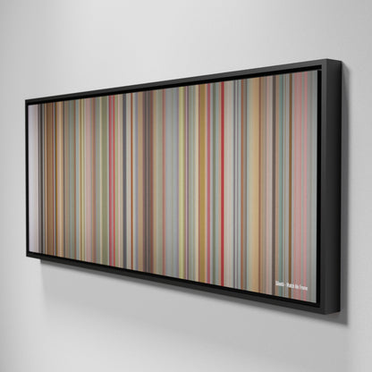 Side view of Framed Buff's of Silento-Watch-Me Frome on the wall