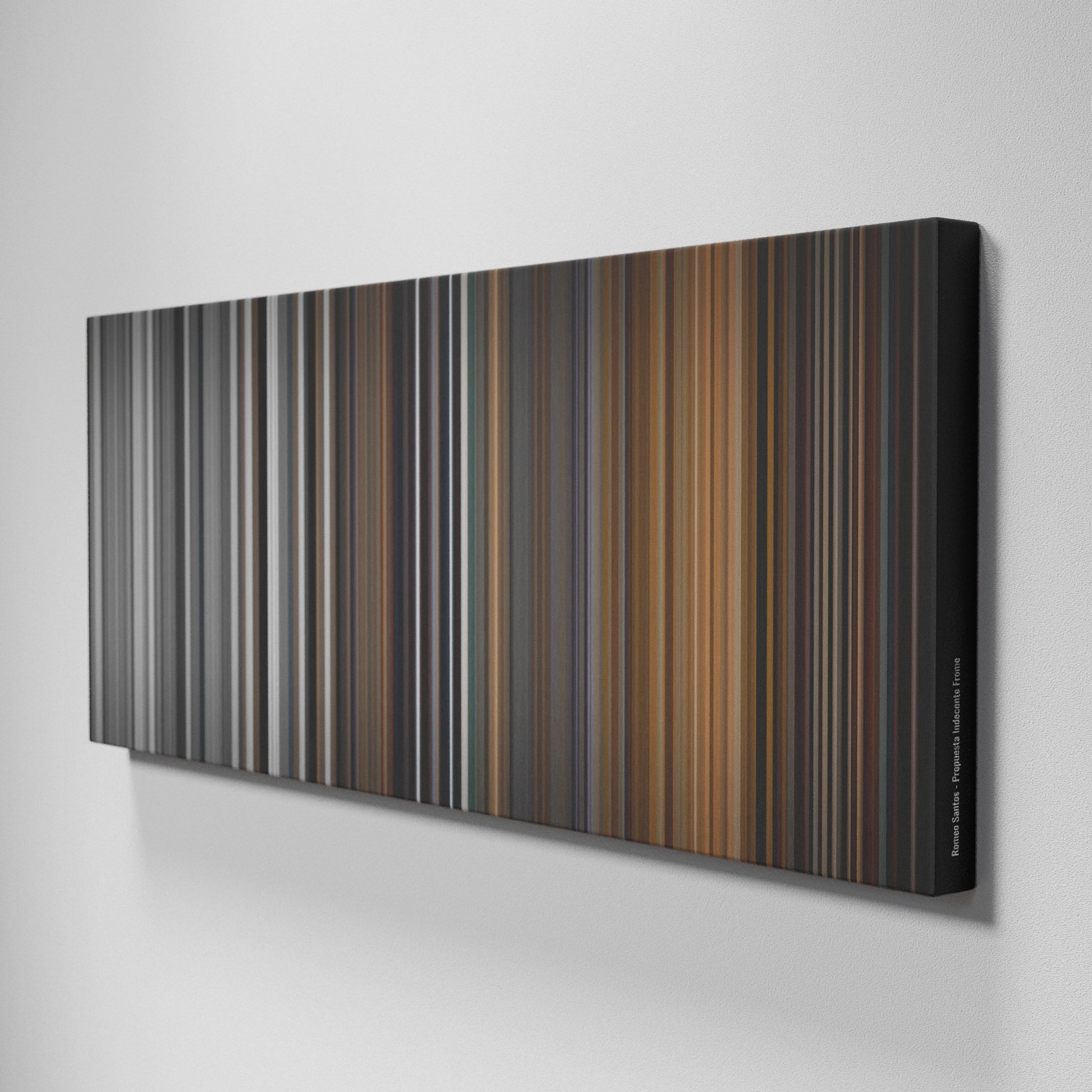 Side view of Buff's of Romeo-Santos-Propuesta-Indecente Frome on the wall