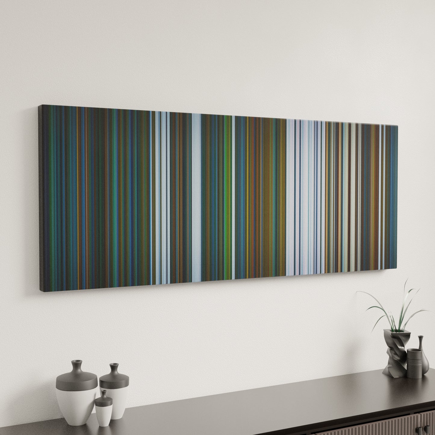 Minimal interior design with Anuel-AA-Daddy-Yankee-Karol-G-Ozuna--J-Balvin-China Frome on the wall