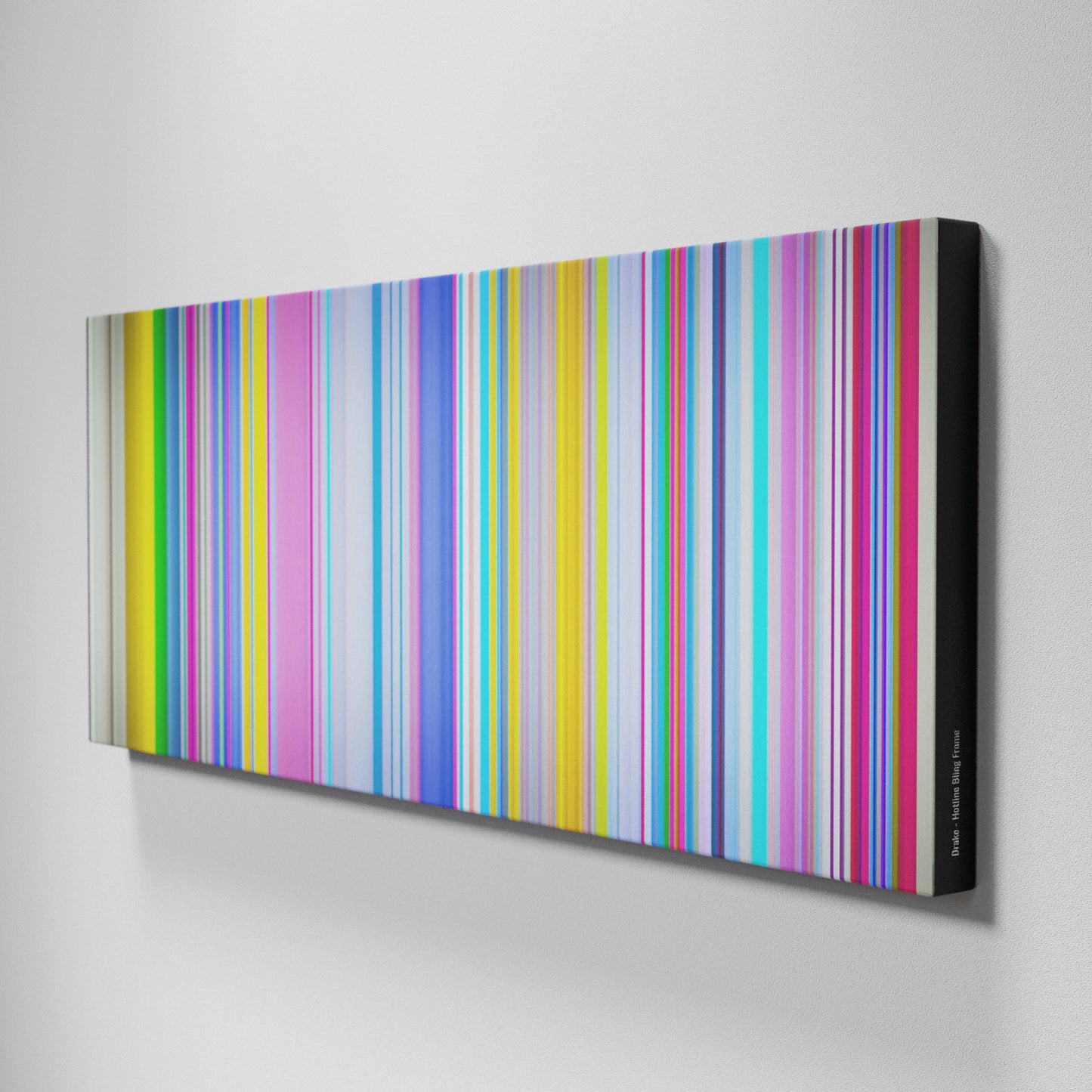 Side view of Buff's of Drake-Hotline-Bling Frome on the wall