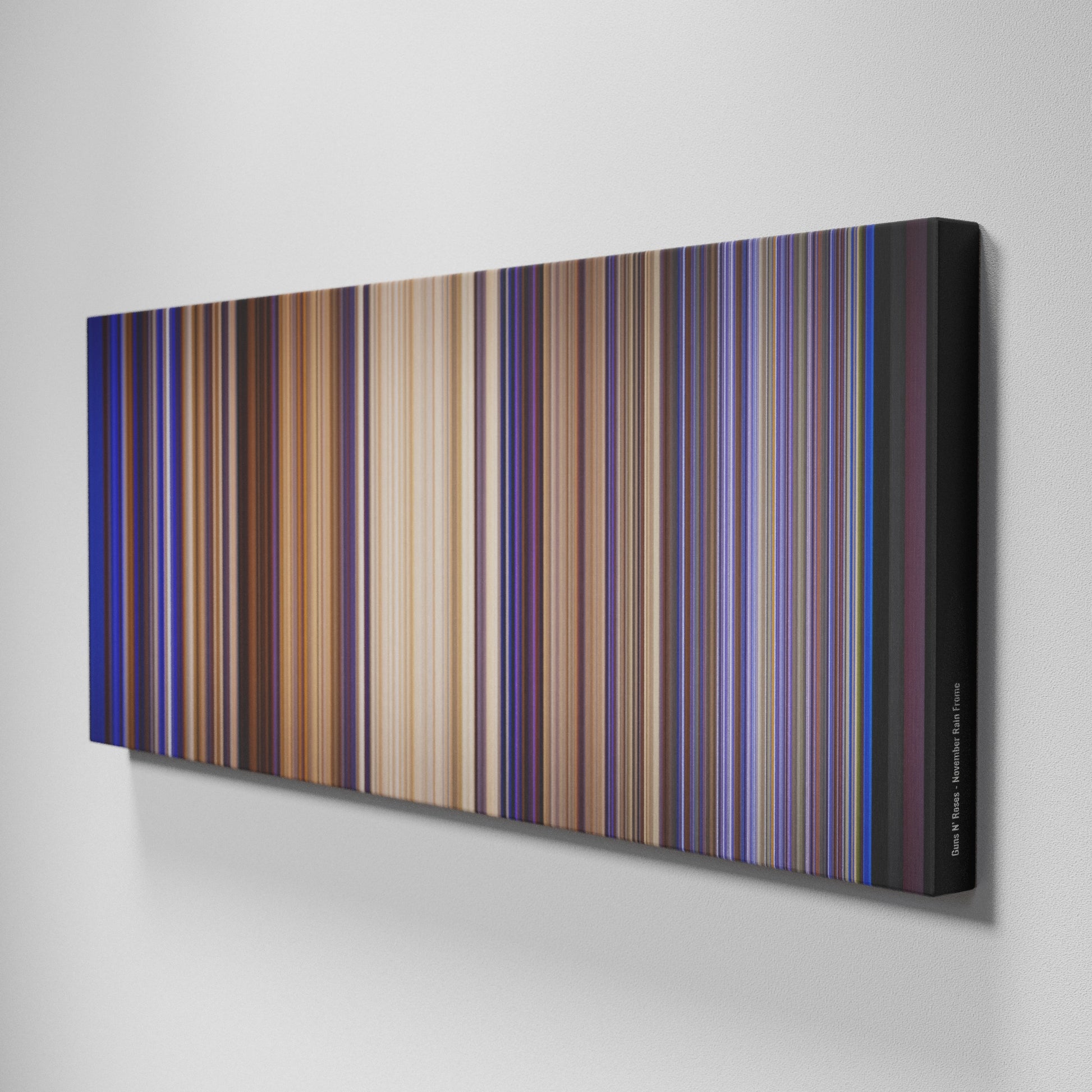 Side view of Buff's of Guns-N-Roses-November-Rain Frome on the wall