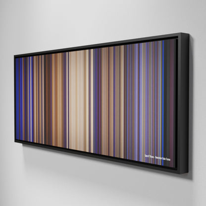 Side view of Framed Buff's of Guns-N-Roses-November-Rain Frome on the wall