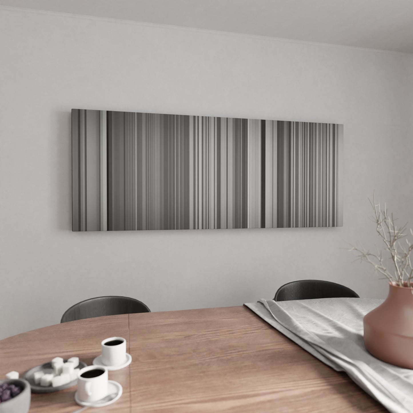 Kitchen with Imagine-Dragons-Thunder Frome on the wall