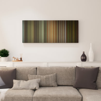 Living room interior with Piso-21-Dejala-Que-Vuelva Frome on the wall