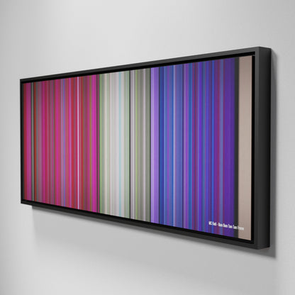 Side view of Framed Buff's of MC-Fioti-Bum-Bum-Tam-Tam Frome on the wall