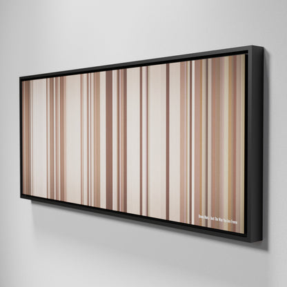 Side view of Framed Buff's of Bruno-Mars-Just-The-Way-You-Are Frome on the wall