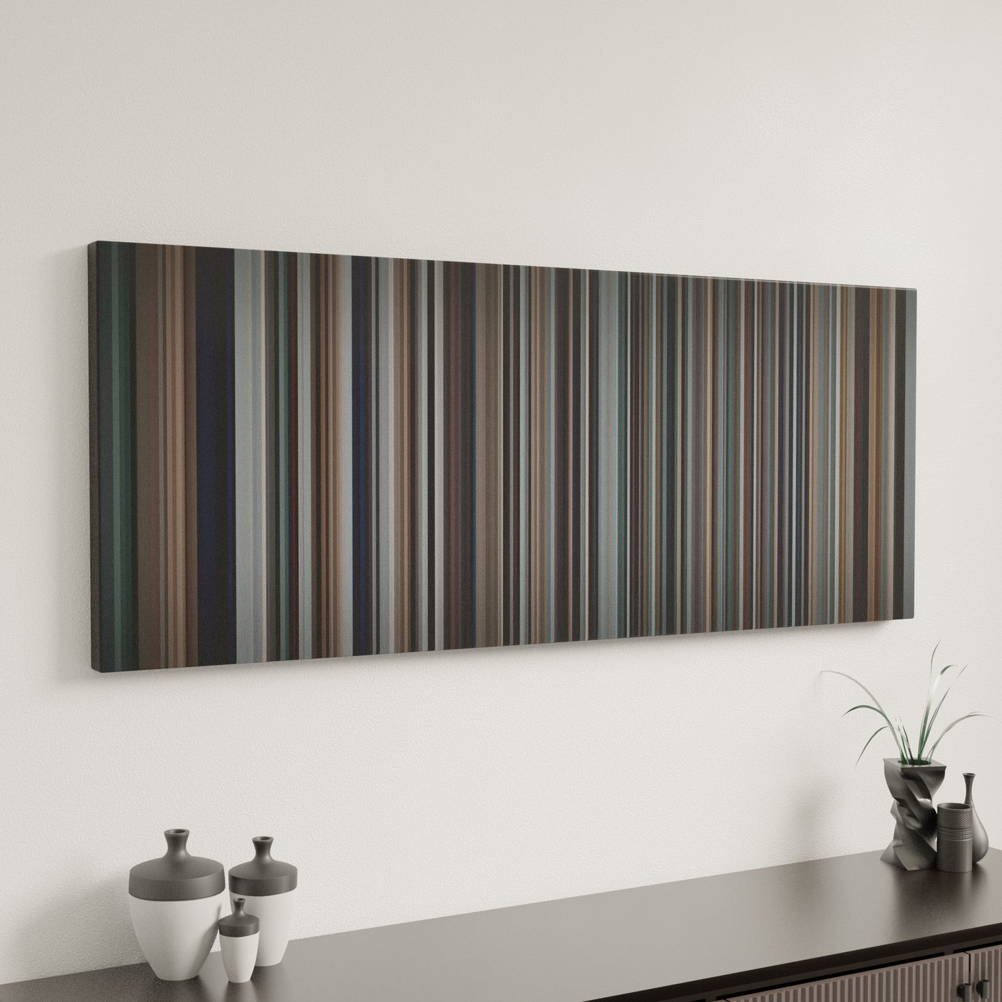 Minimal interior design with Ozuna-x-Romeo-Santos-El-Farsante Frome on the wall