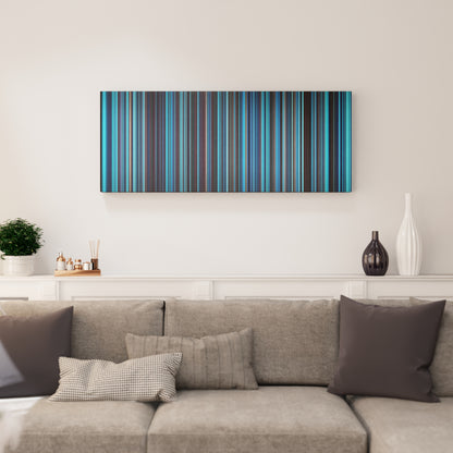 Living room interior with CNCO-Reggaeton-Lento Frome on the wall