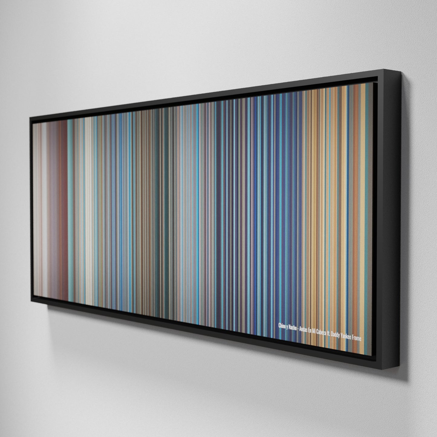 Side view of Framed Buff's of Chino-y-Nacho-Andas-En-Mi-Cabeza Frome on the wall