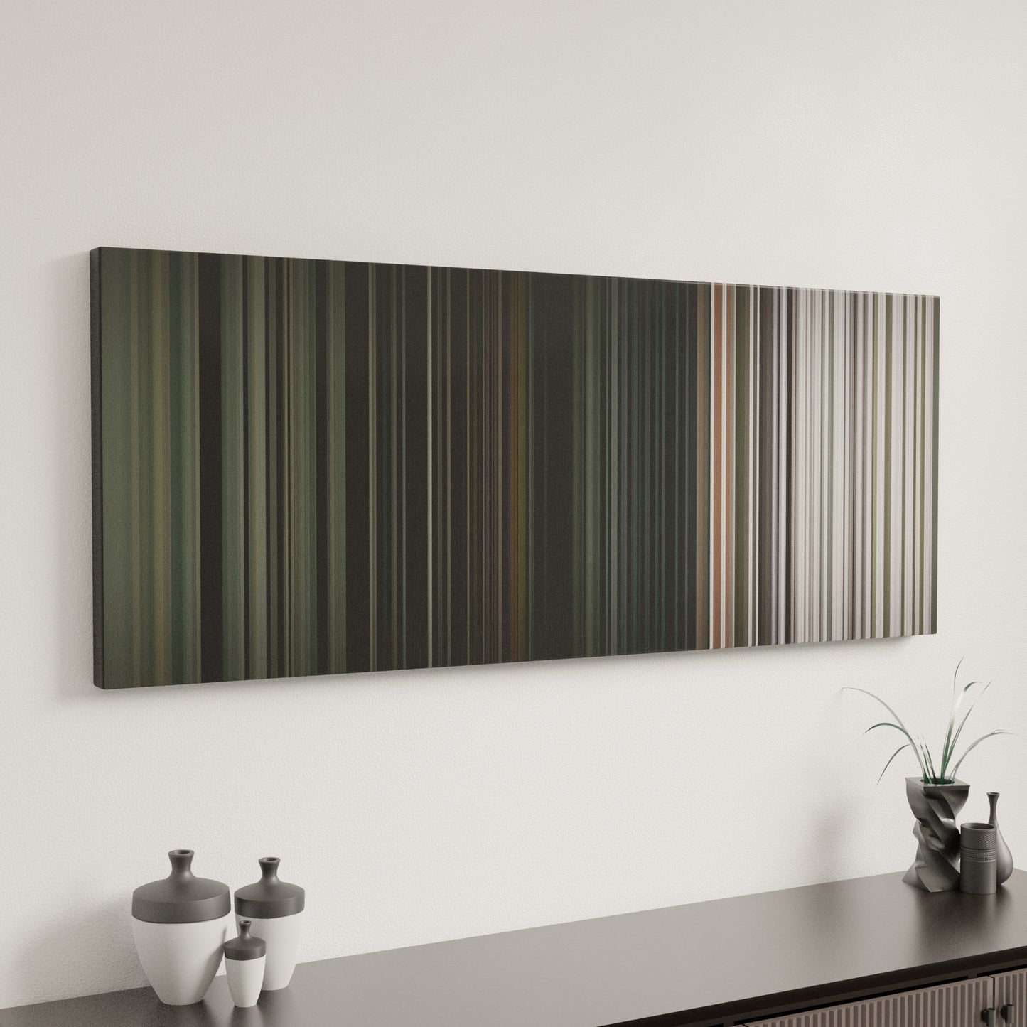 Minimal interior design with Eminem-Not-Afraid Frome on the wall