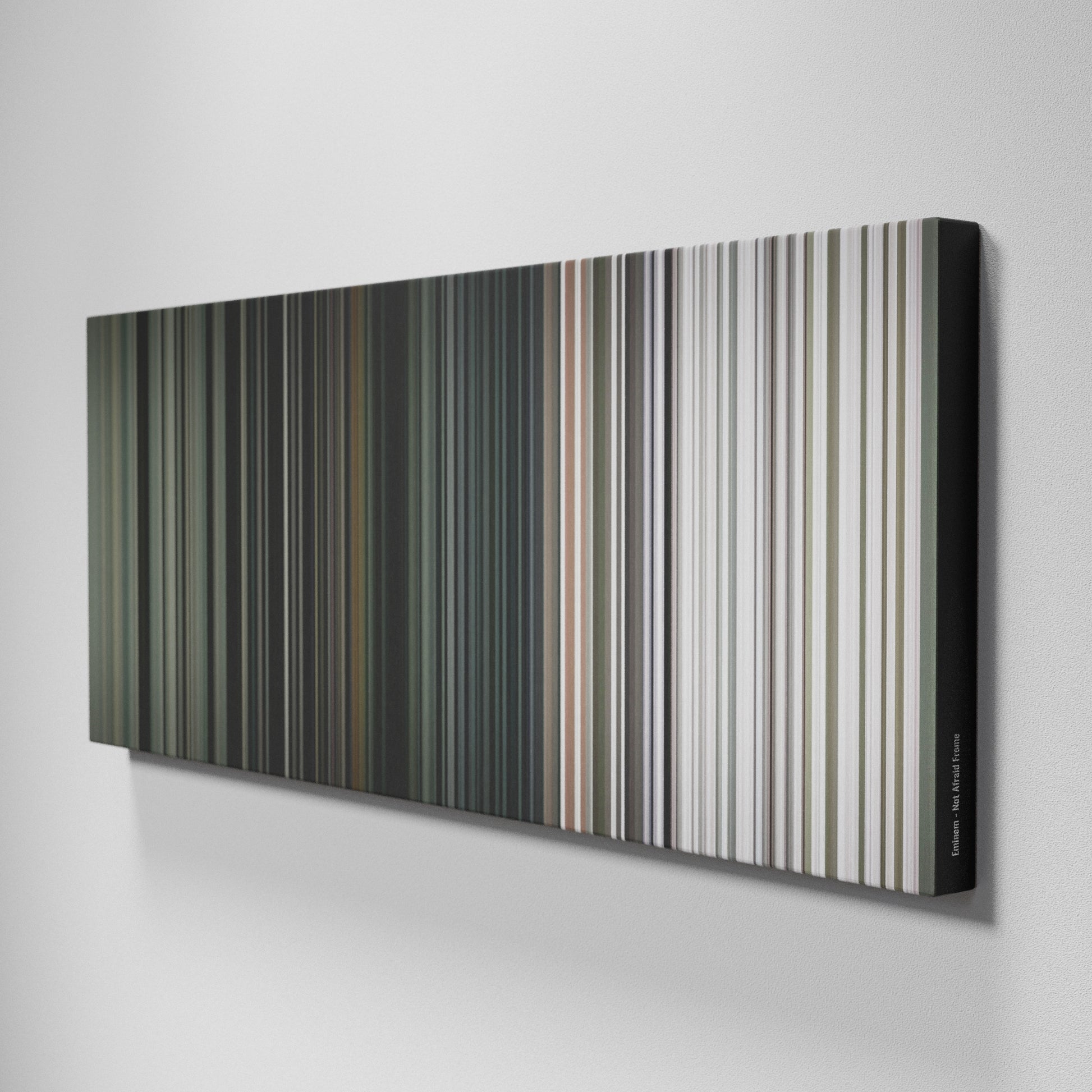 Side view of Buff's of Eminem-Not-Afraid Frome on the wall