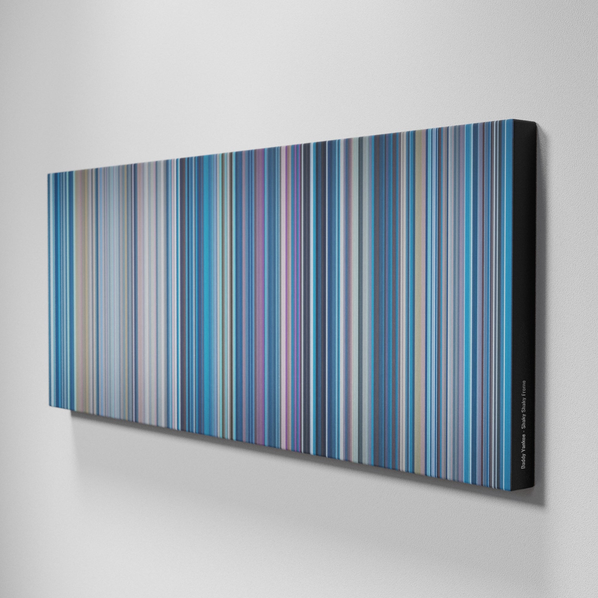 Side view of Buff's of Daddy-Yankee-Shaky-Shaky Frome on the wall