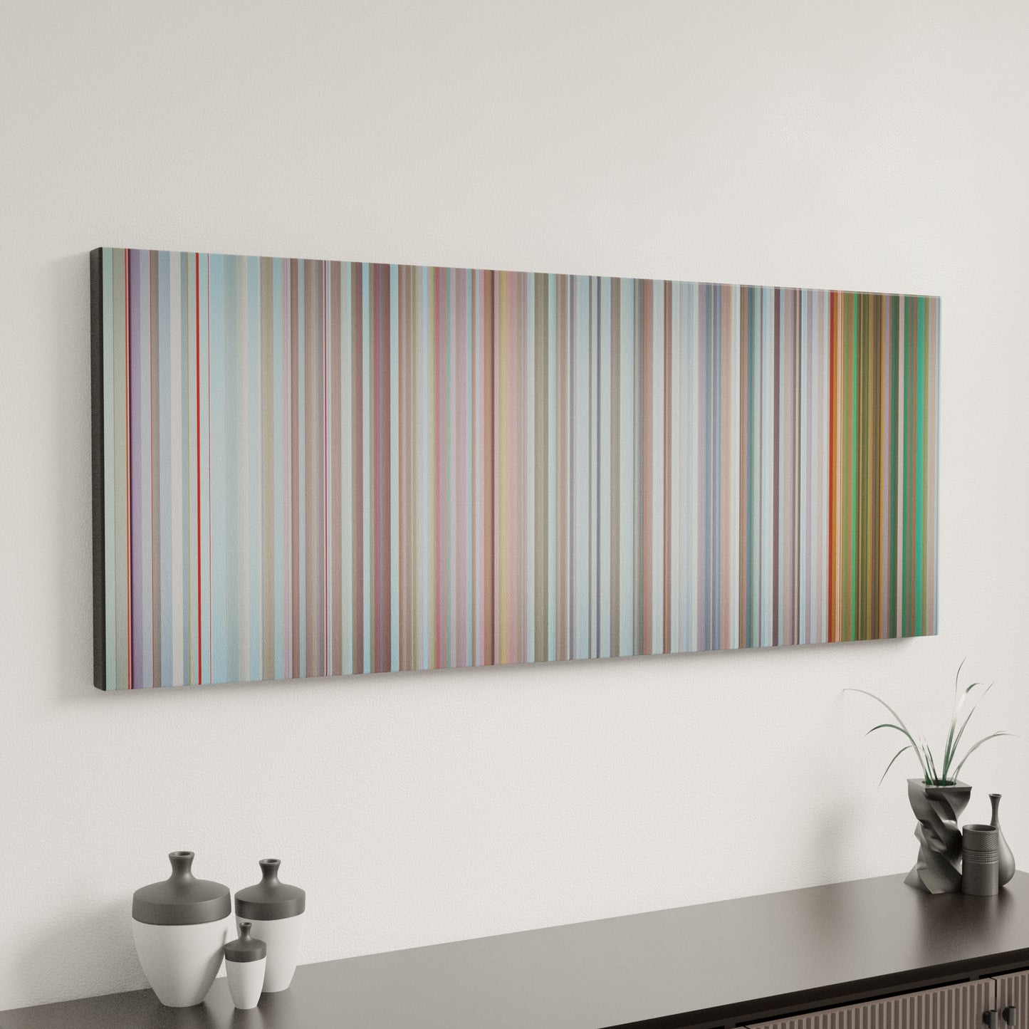 Minimal interior design with Maluma-Corazon Frome on the wall