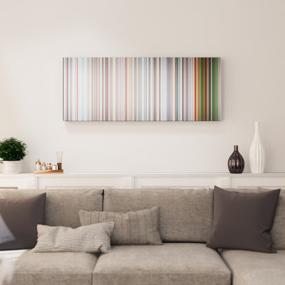 Living room interior with Maluma-Corazon Frome on the wall