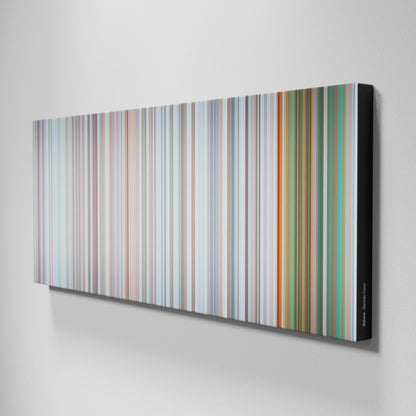 Side view of Buff's of Maluma-Corazon Frome on the wall