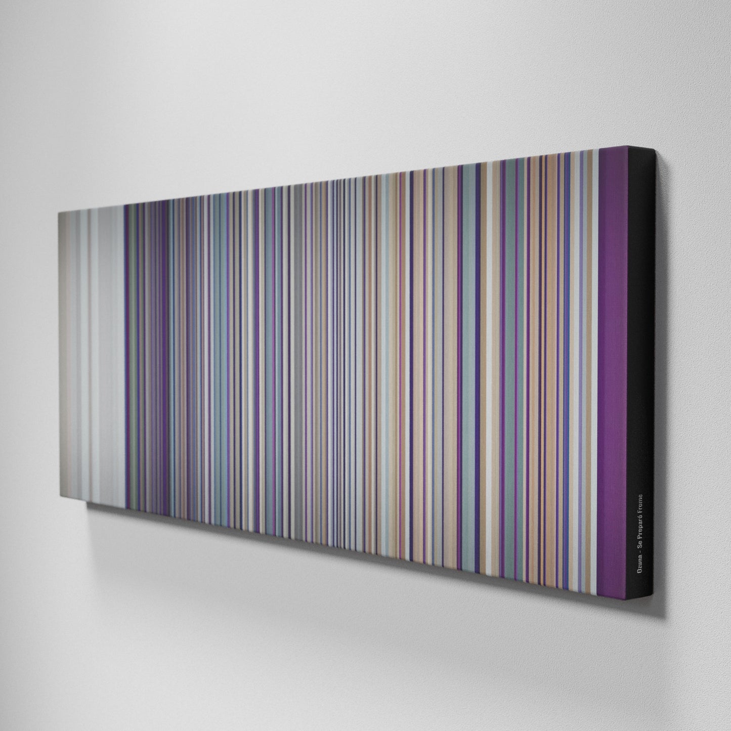 Side view of Buff's of Ozuna-Se-Preparo Frome on the wall