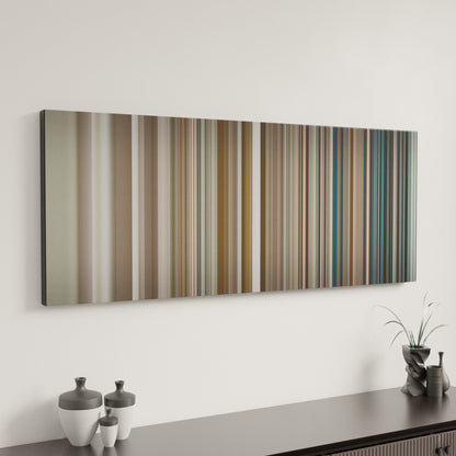 Minimal interior design with Calvin-Harris-Summer Frome on the wall