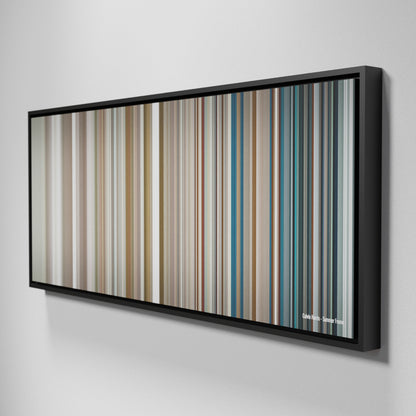 Side view of Framed Buff's of Calvin-Harris-Summer Frome on the wall