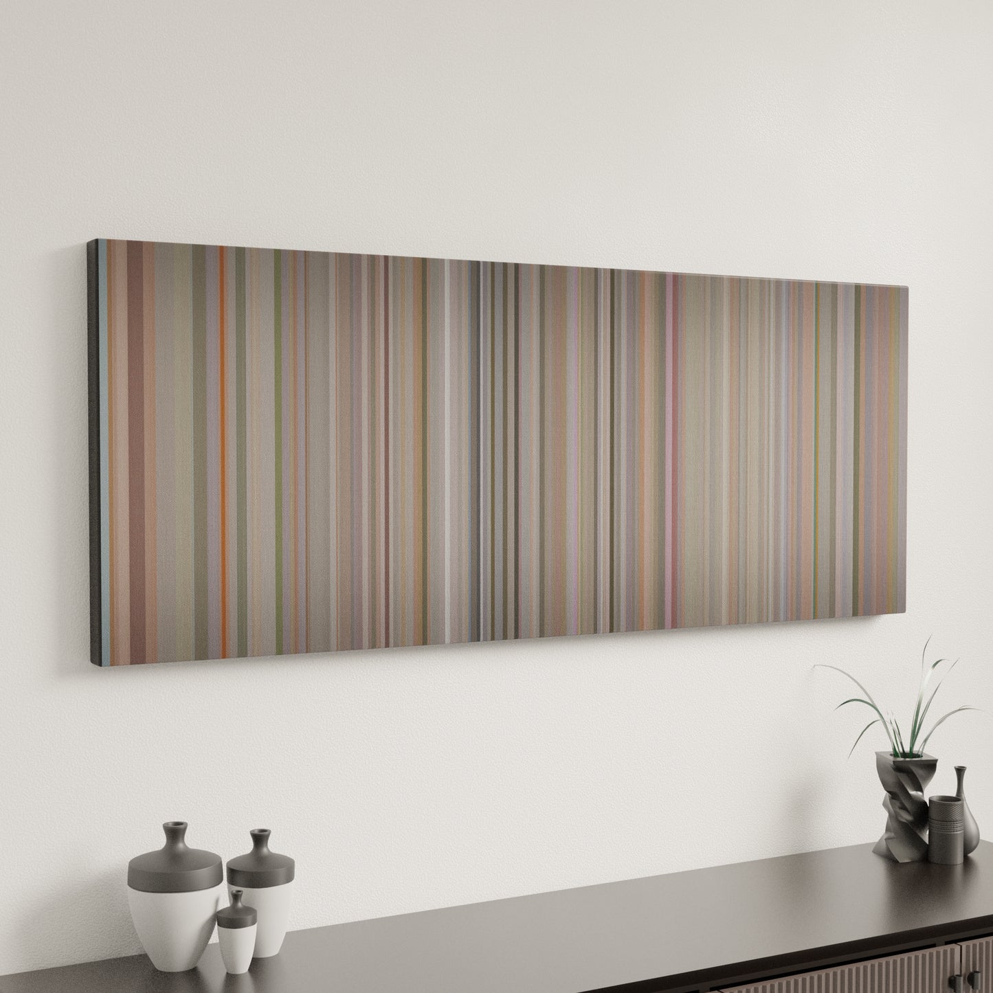 Minimal interior design with Justin-Timberlake-Cant-Stop-The-Feeling Frome on the wall