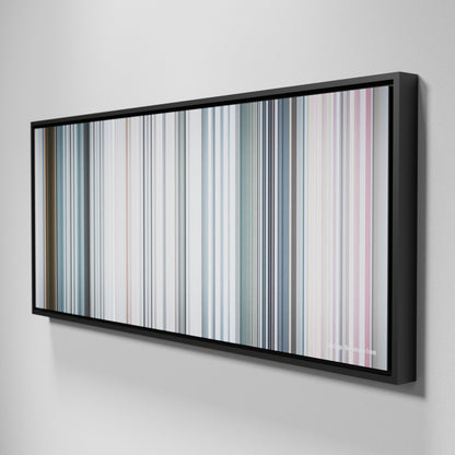 Side view of Framed Buff's of Lady-Gaga-Bad-Romance Frome on the wall