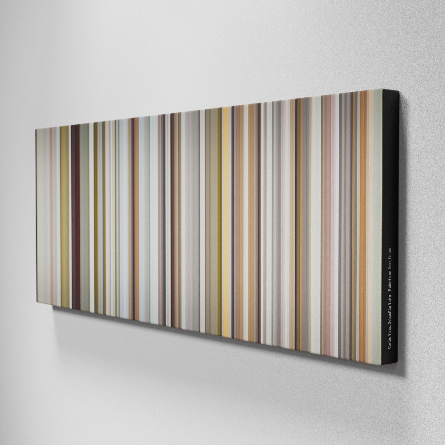 Side view of Buff's of Carlos-Vives-Sebastian-Yatra-Robarte-un-Beso Frome on the wall