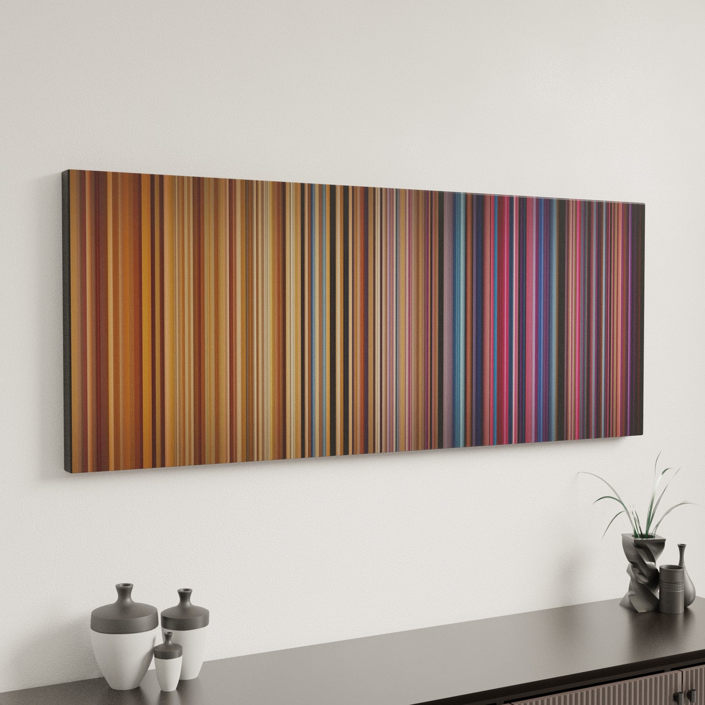 Minimal interior design with Ellie-Goulding-Burn Frome on the wall