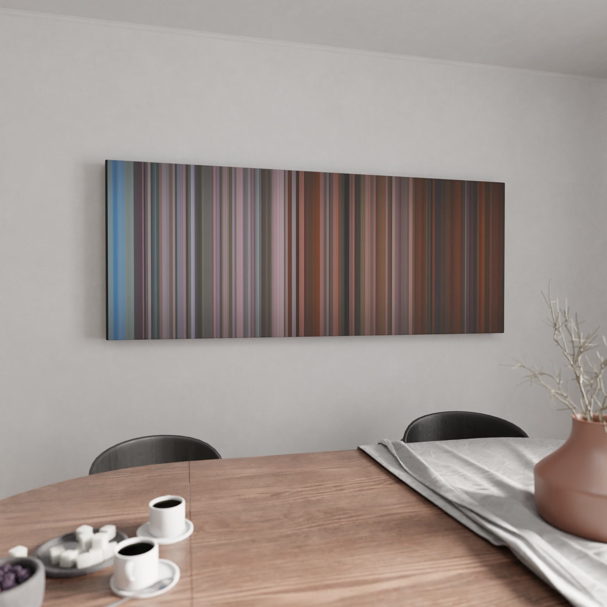 Kitchen with Los-Angeles-Azules-Nunca-Es-Suficiente Frome on the wall