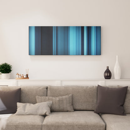 Living room interior with Billie-Eilish-Khalid-Lovely Frome on the wall