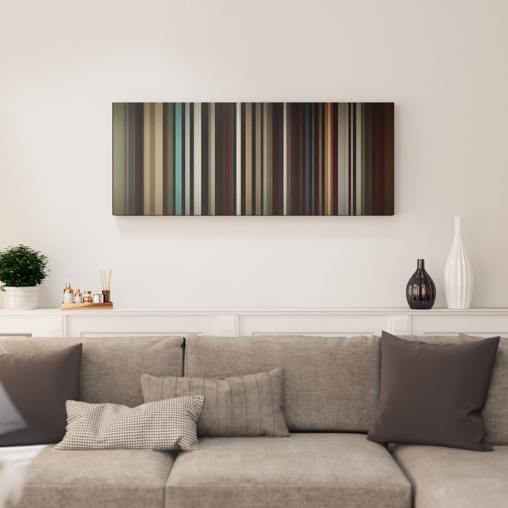 Living room interior with Sam-Smith-Im-Not-The-Only-One Frome on the wall