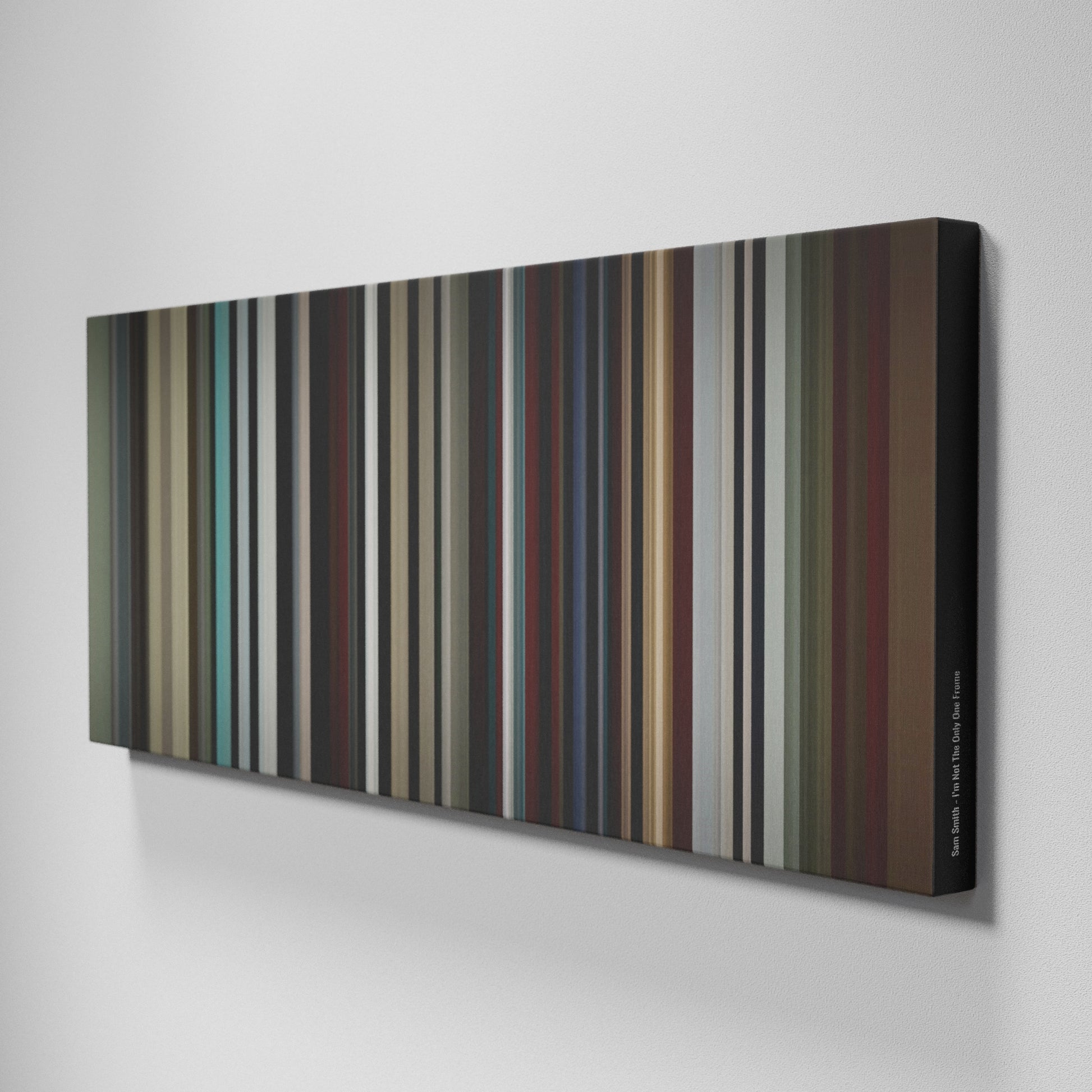 Side view of Buff's of Sam-Smith-Im-Not-The-Only-One Frome on the wall