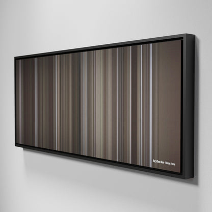 Side view of Framed Buff's of RagnBone-Man-Human Frome on the wall