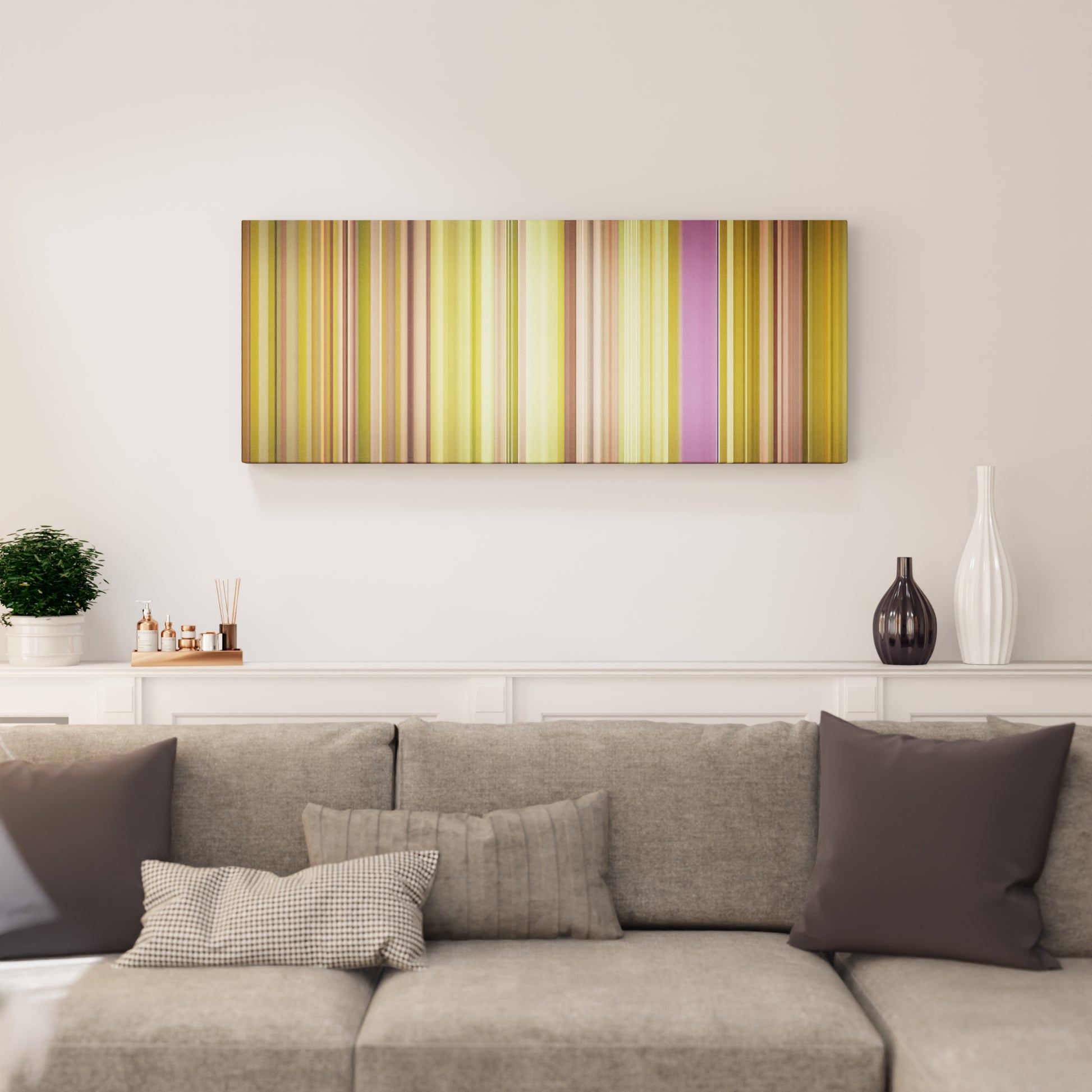 Living room interior with Carly-Rae-Jepsen-Call-Me-Maybe Frome on the wall