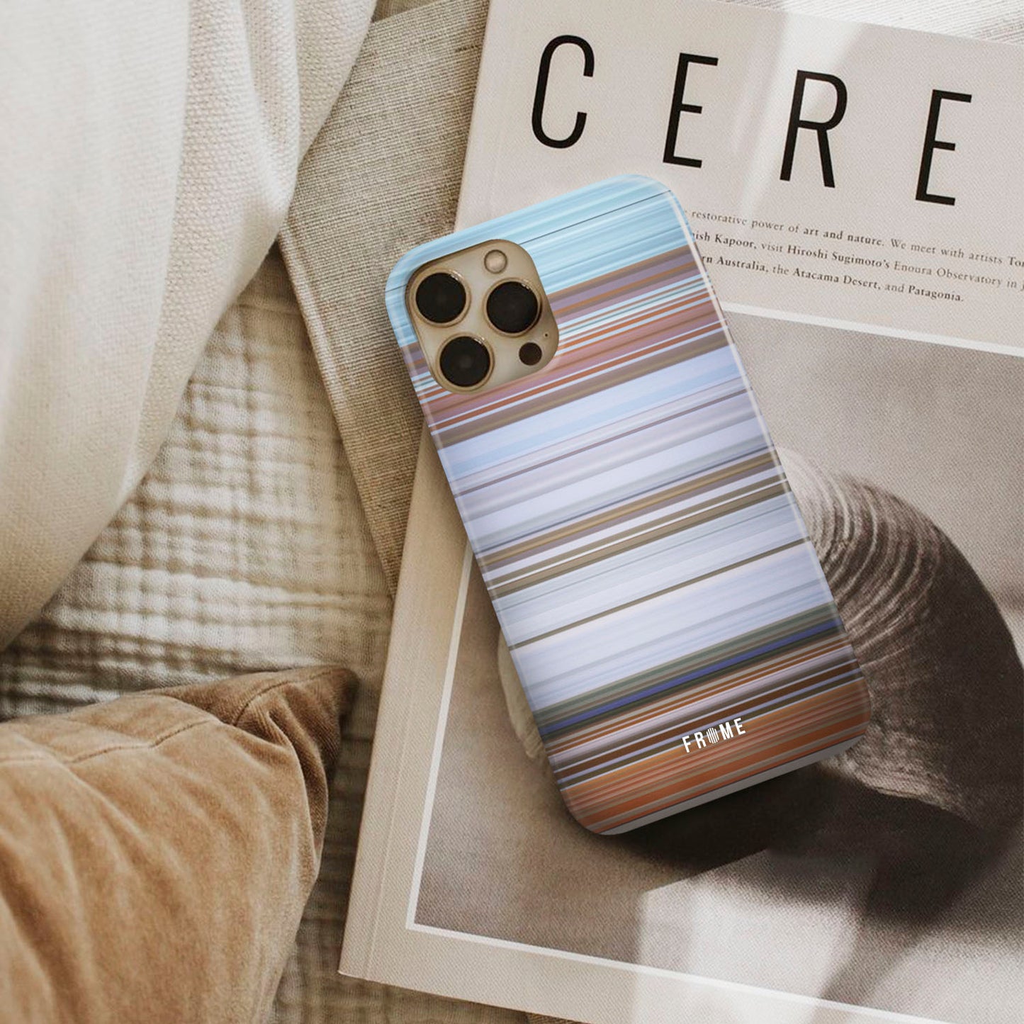 a-ha - take on me Frome phone case next to interior items