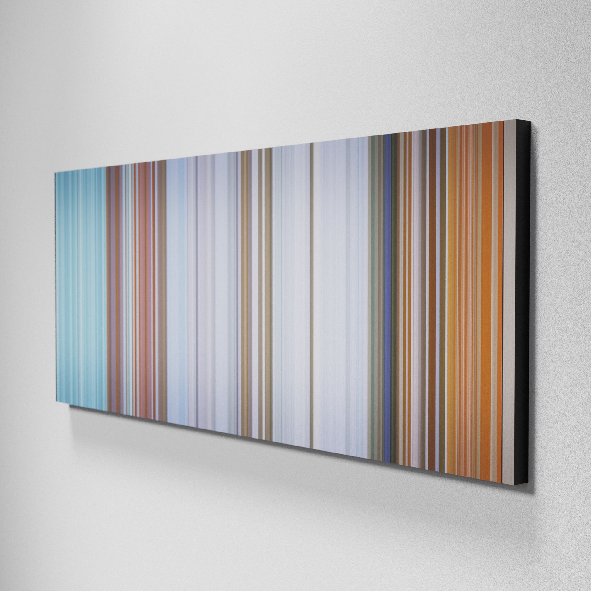 Side view of Basic of a-ha-Take-On-Me Frome on the wall