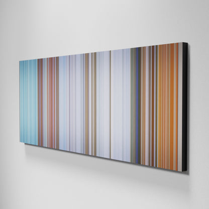 Side view of Basic of a-ha-Take-On-Me Frome on the wall