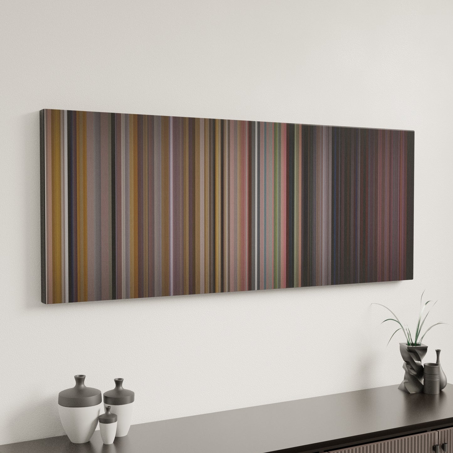 Minimal interior design with Nicky-Jam-El-Amante Frome on the wall