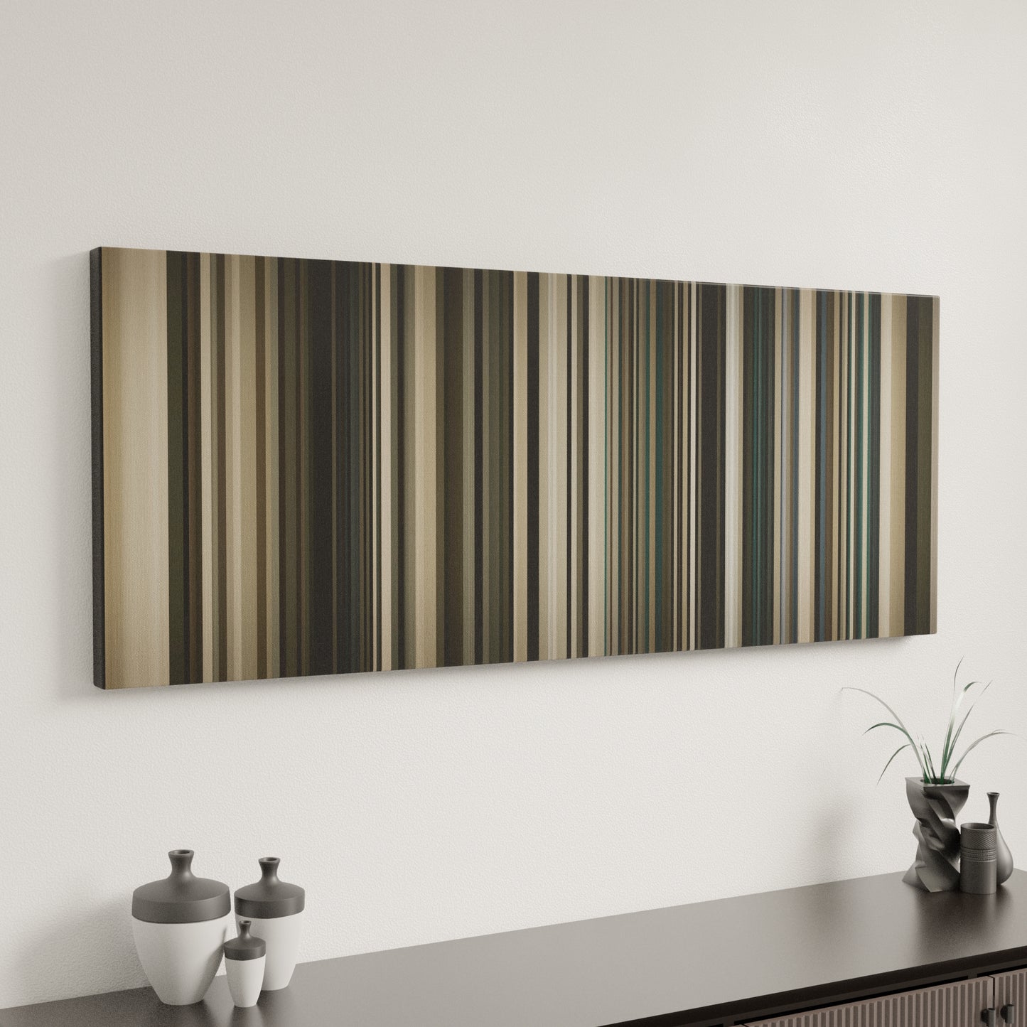 Minimal interior design with Pnk-Just-Give-Me-A-Reason Frome on the wall