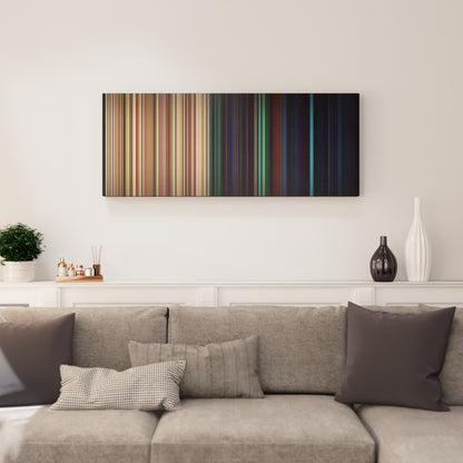 Living room interior with Nicky-Jam-y-Enrique-Iglesias-21-El-Perdon Frome on the wall