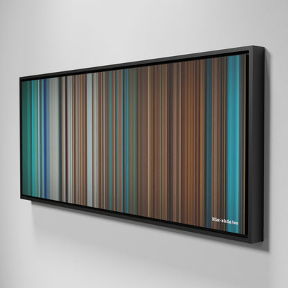 Side view of Framed Buff's of 50-Cent-In-Da-Club Frome on the wall