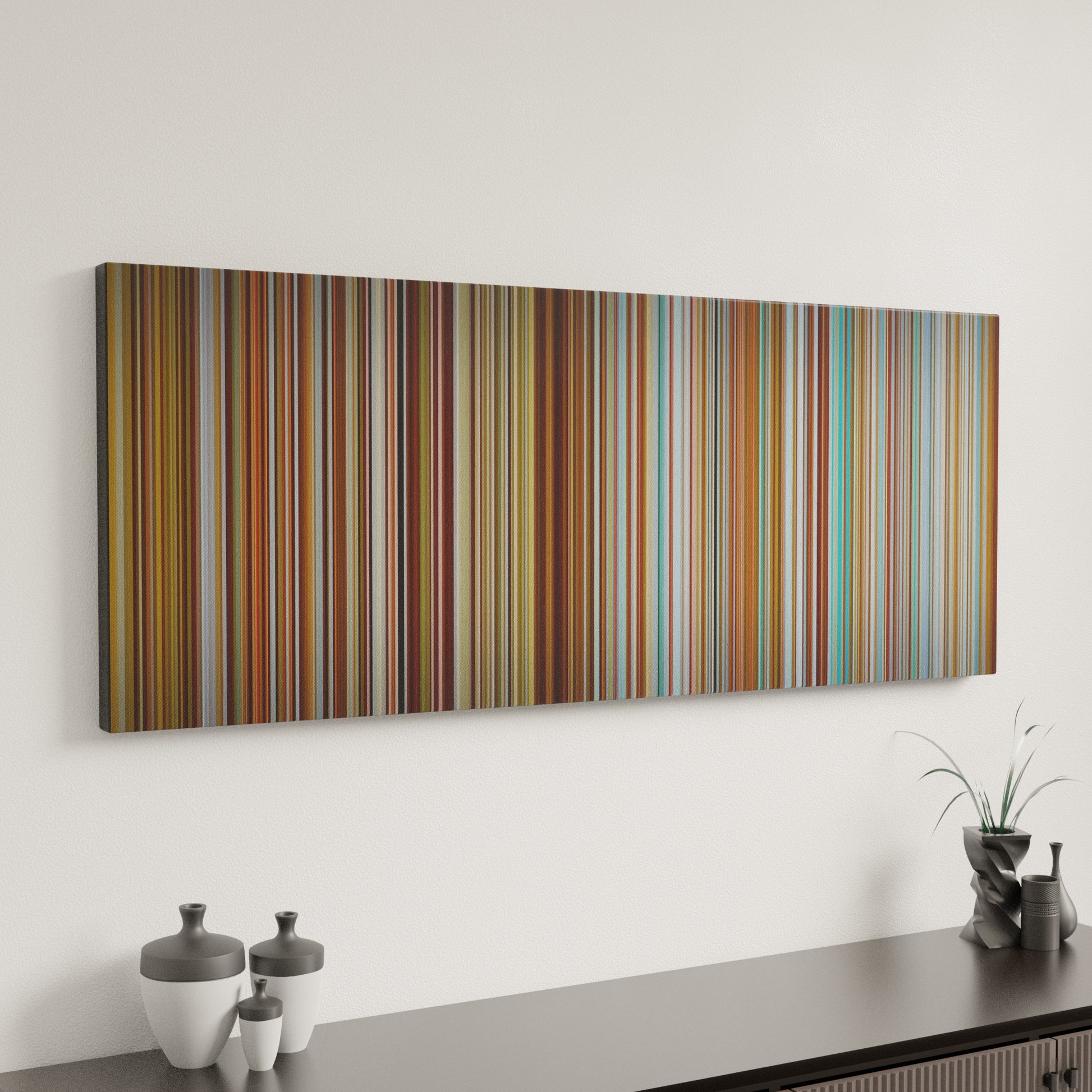 Minimal interior design with Pitbull-Timber Frome on the wall