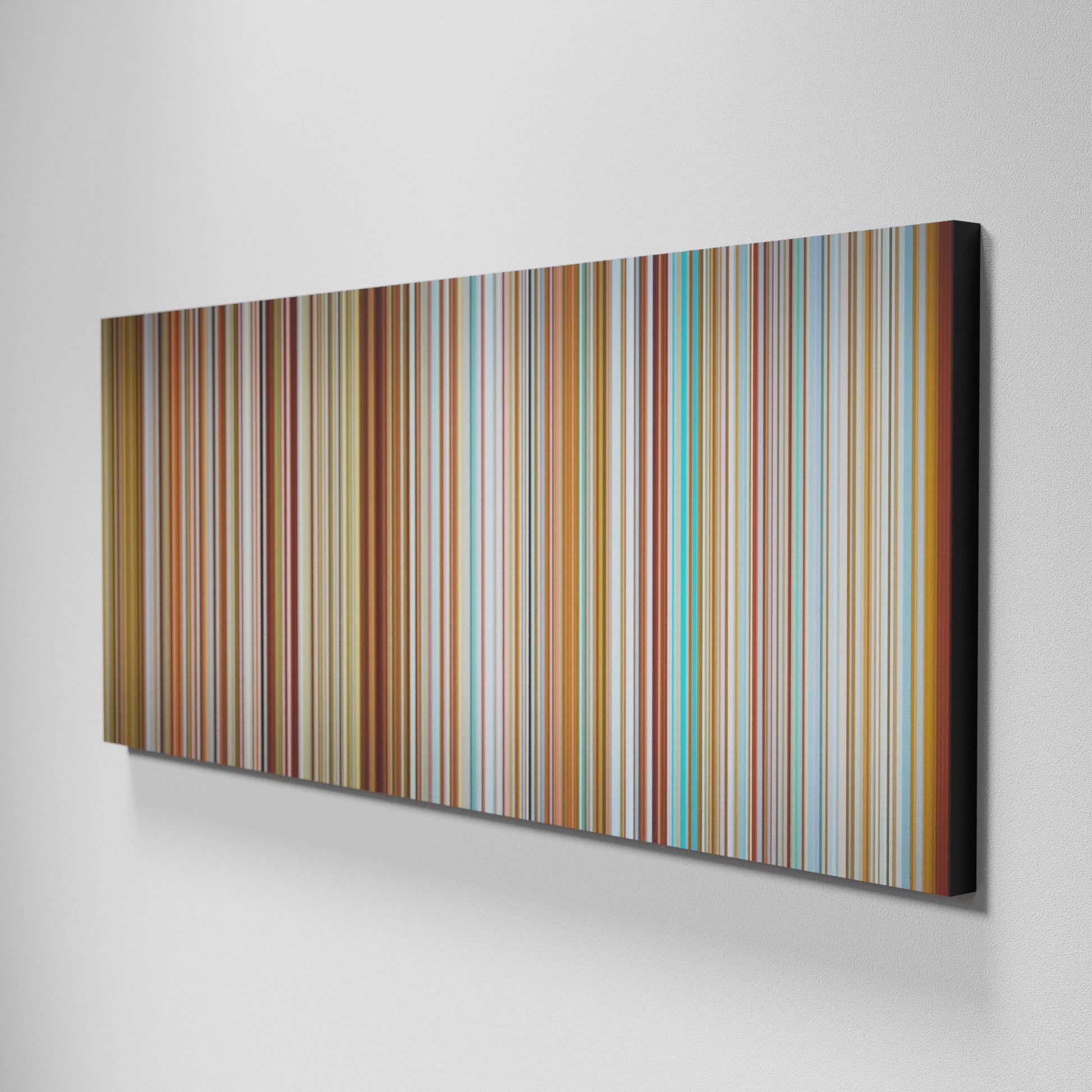 Side view of Basic of Pitbull-Timber Frome on the wall