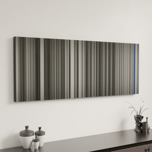 Minimal interior design with Guns-N-Roses-Sweet-Child-O-Mine Frome on the wall