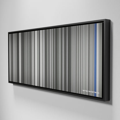 Side view of Framed Buff's of Guns-N-Roses-Sweet-Child-O-Mine Frome on the wall