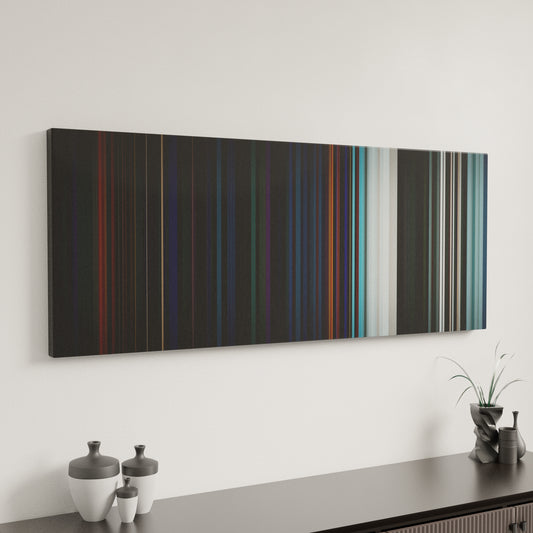 Minimal interior design with Charlie-Puth-Attention Frome on the wall